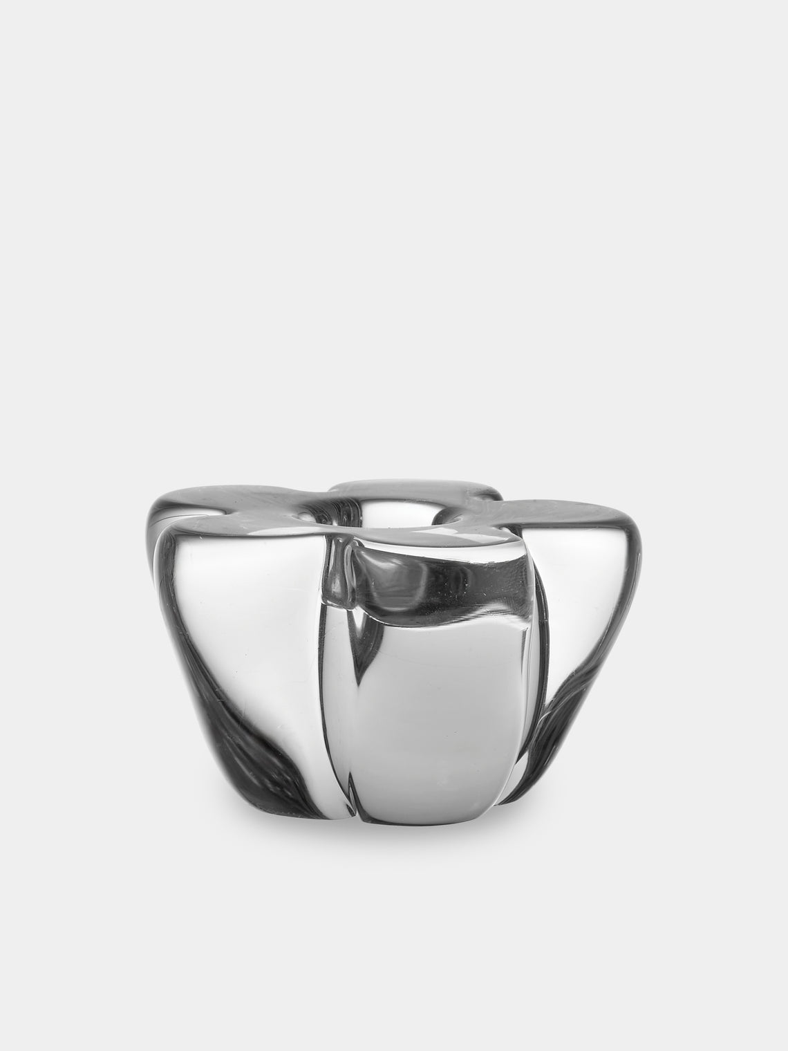 Antique and Vintage - Early-20th-Century Daum Crystal Candle Holders (Set of 4) - Clear - ABASK