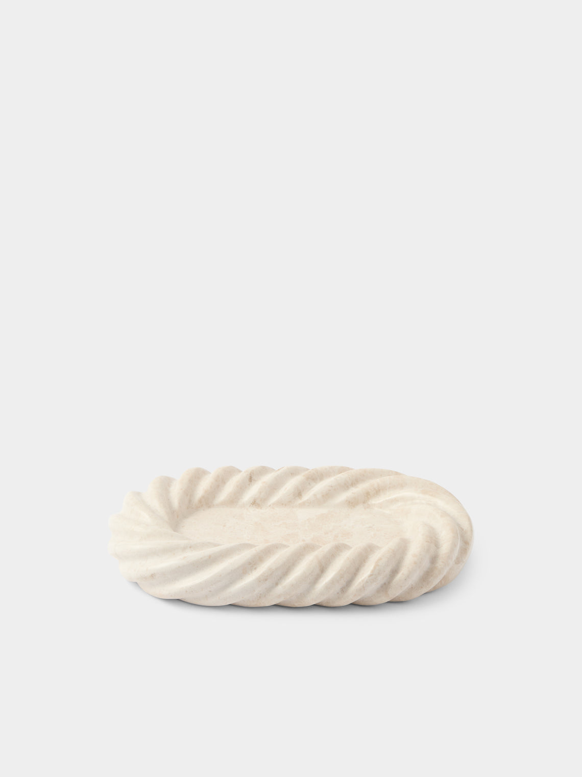 Anastasio Home - Hannah Catch Marble Dish - White - ABASK