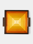Kevin Stamper - Albers Wood Tray (12.5in/32cm) - Yellow - ABASK - 