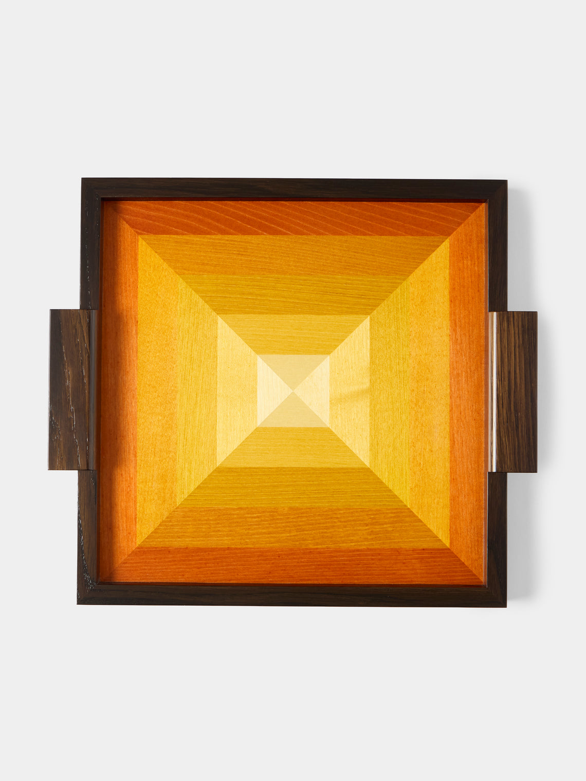 Kevin Stamper - Albers Wood Tray (12.5in/32cm) - Yellow - ABASK - 