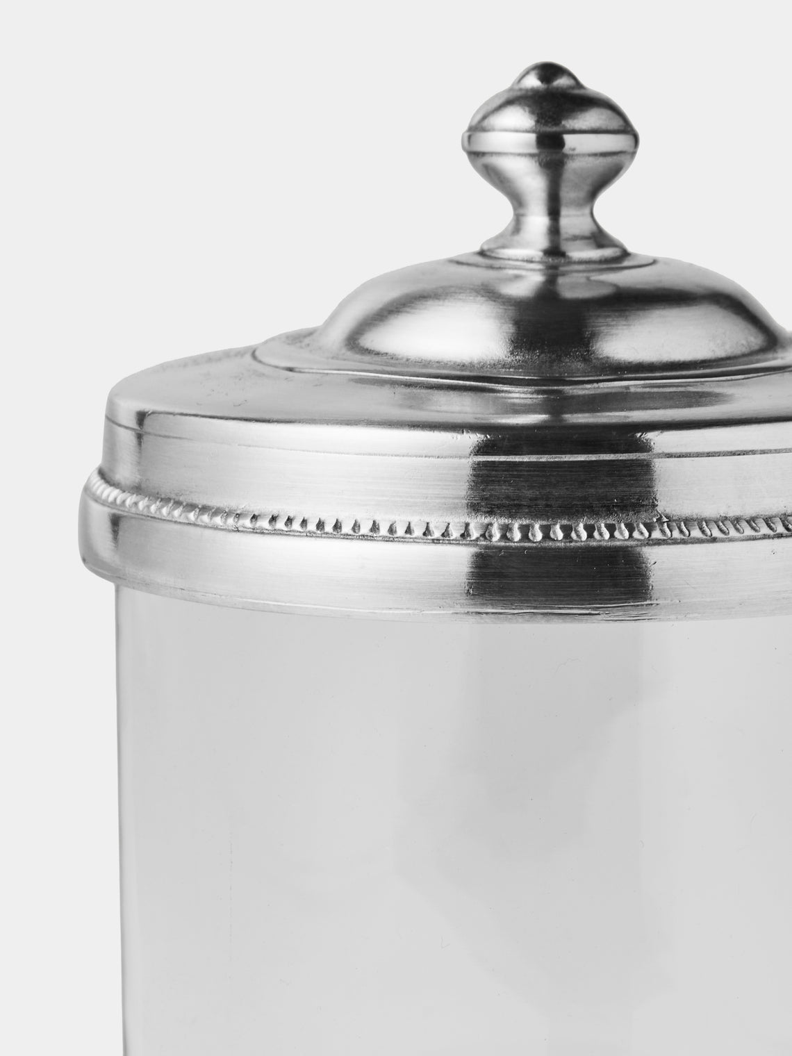 Cosi Tabellini - Toscana Pewter Storage Jar (34oz/1L) - Silver - ABASK