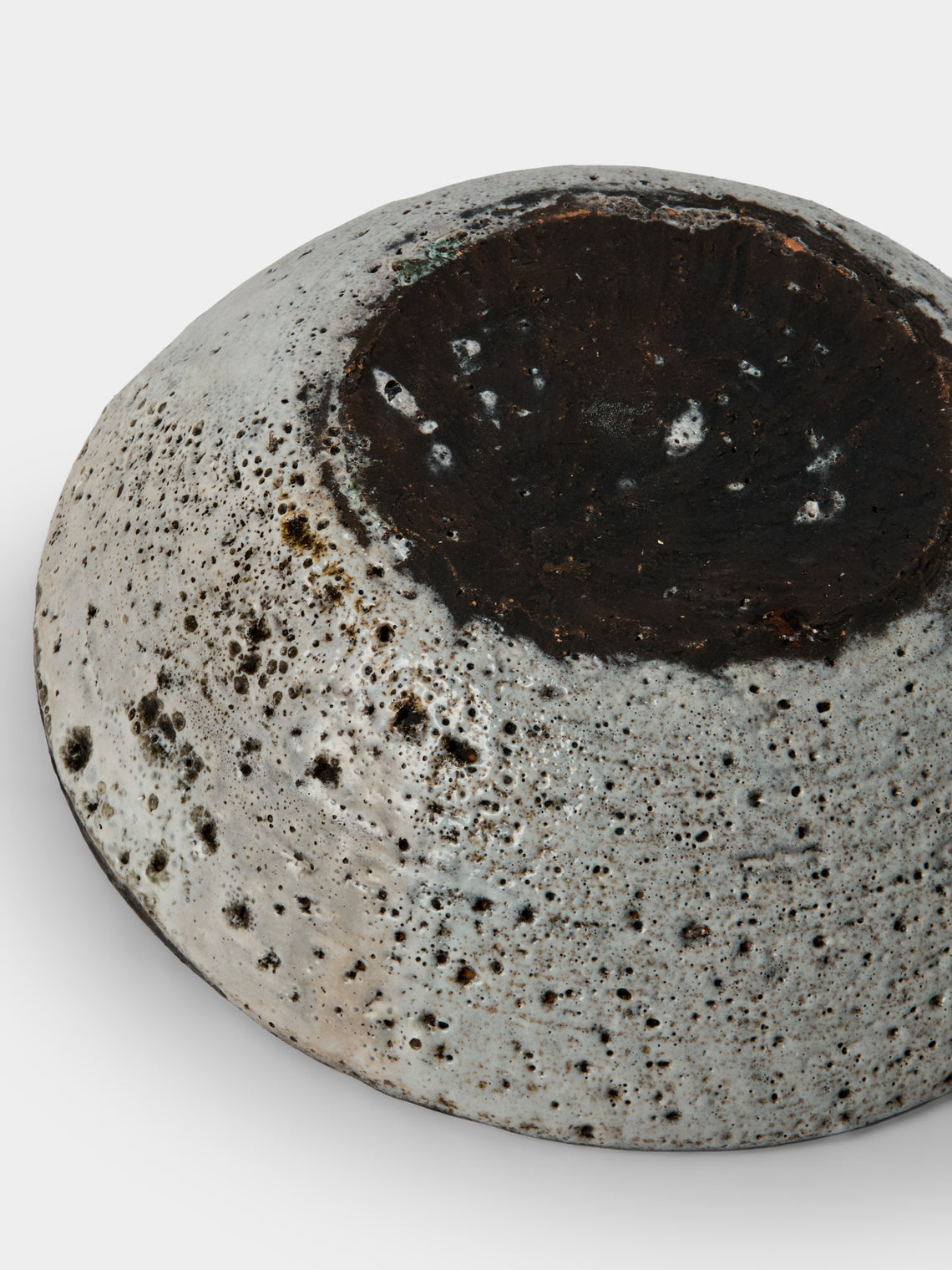 Antique and Vintage - 1950s Robert Thiry Ceramic Bowl - Gray - ABASK