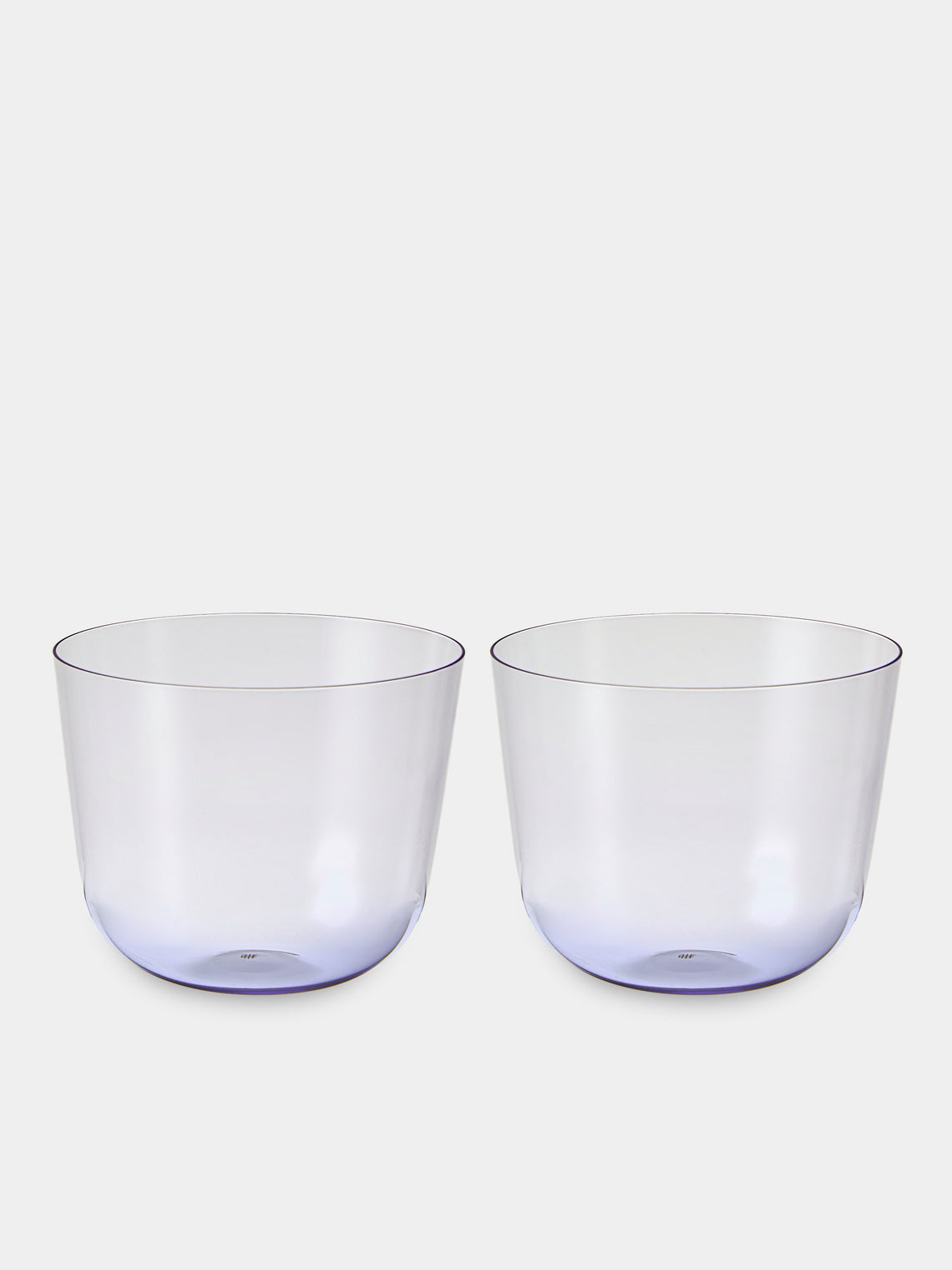 Lobmeyr - | Set of 2 | Alpha Crystal Tumblers - Purple - ABASK 