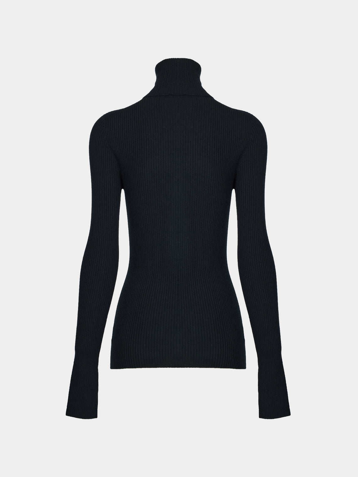 Arch4 - Izzy Baby Goat Cashmere Rollneck Top | Size: S - Black - ABASK