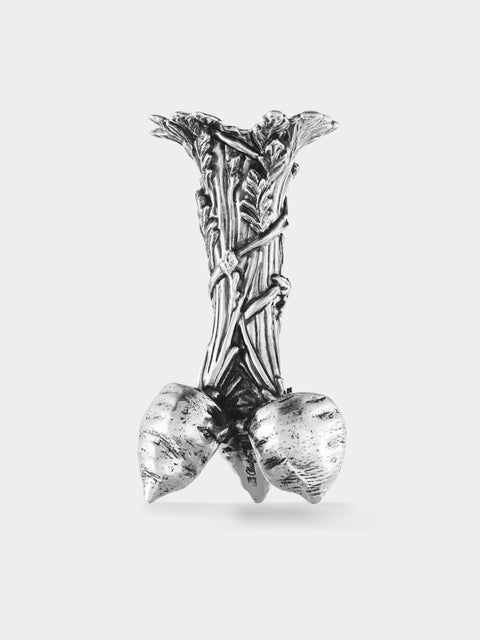 Christofle - Les Collections Historiques Silver-Plated Carrot Vase - Silver - ABASK - 