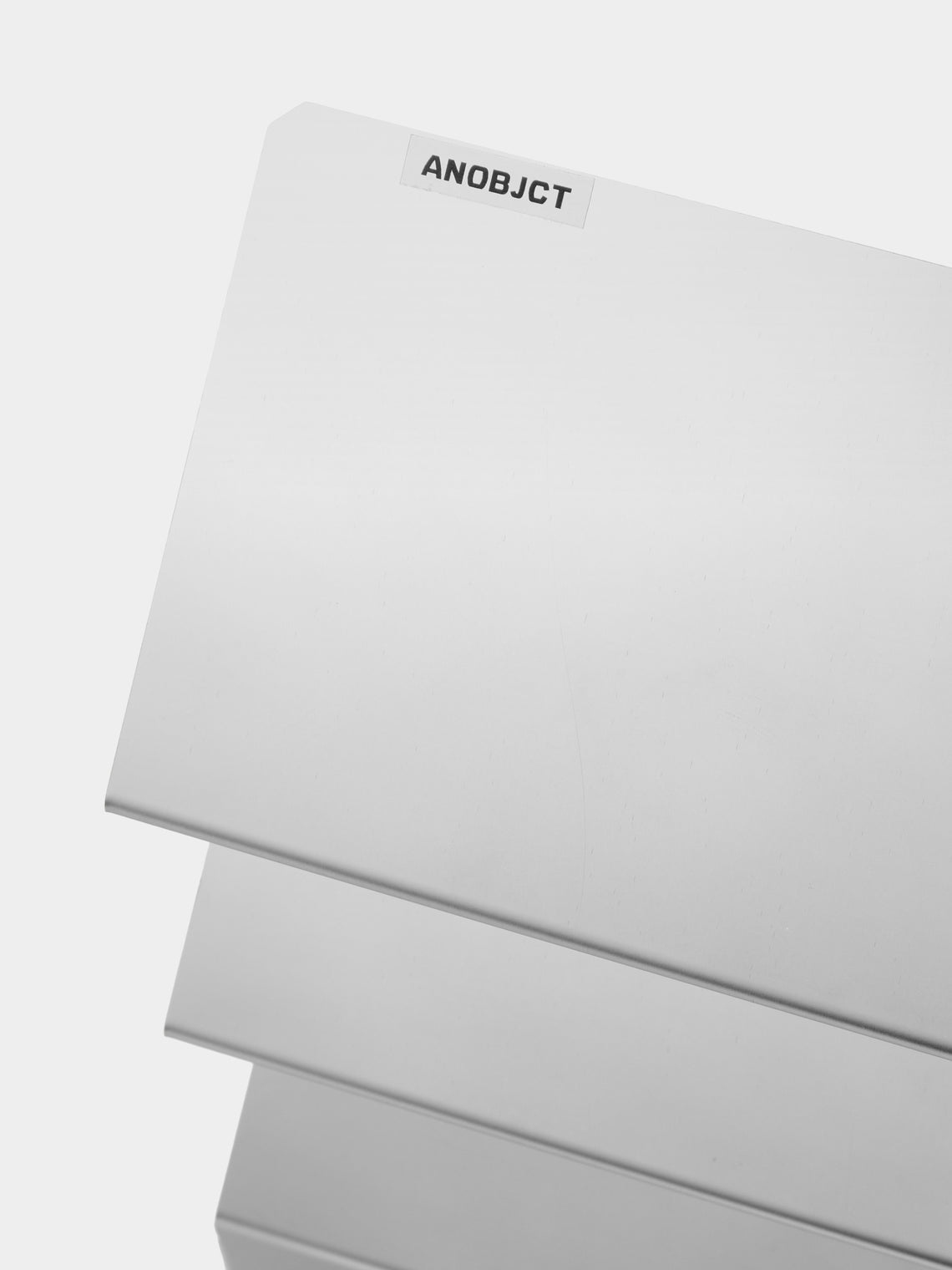 AnObjct - Wall Street Stainless Steel Pencil Tray (10in/26cm) - Silver - ABASK