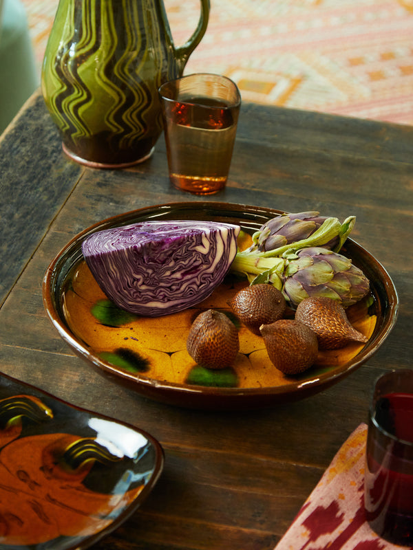 Mike Parry - Slipware Large Shallow Dish -  - ABASK