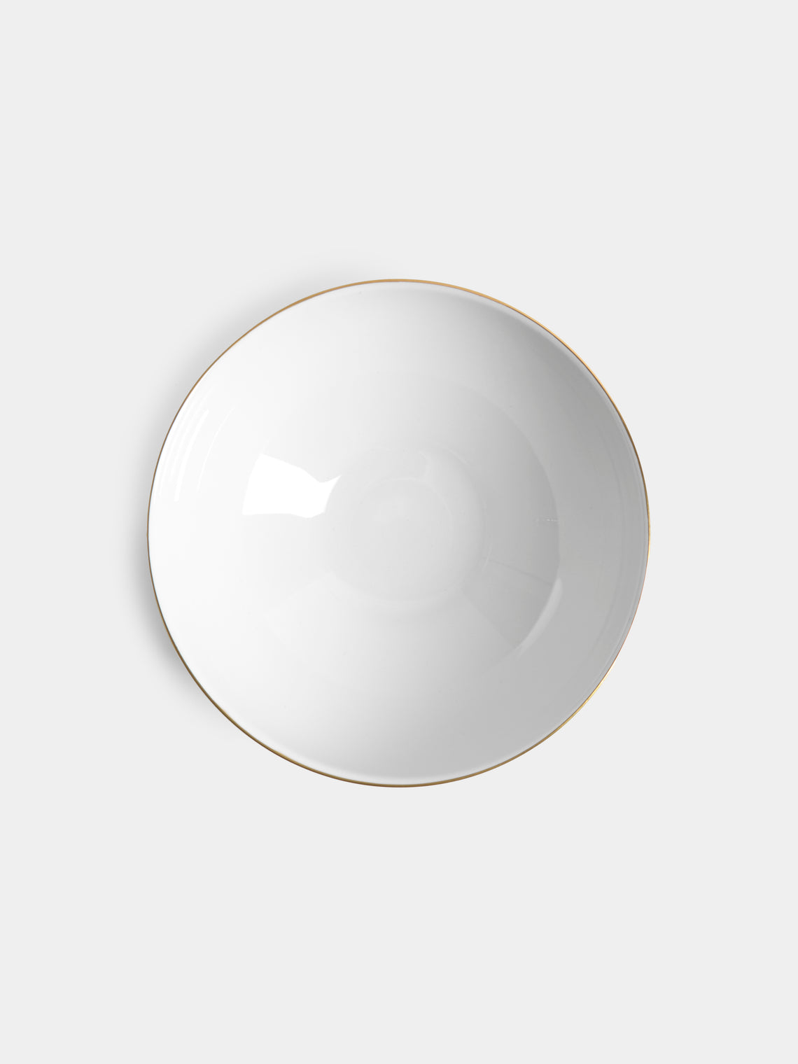 Marie Daage - Jardin d'Arashiyama Hand-Painted Porcelain Serving Bowl - White - ABASK