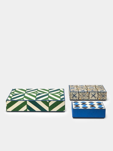 Keijusha - Washi Treasure Boxes (Set of 3) - Multiple - ABASK - 