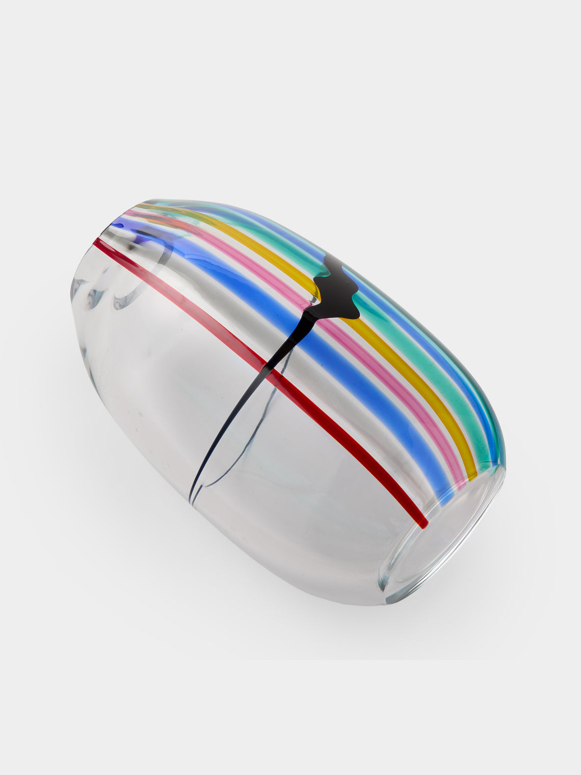 Antique and Vintage - 1970s Livio Seguso Murano Glass Vase (10in/26cm) - Multiple - ABASK