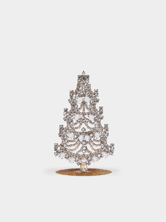 Antique and Vintage - 1930s Czech Gablonzer Jewelled Small Christmas Tree -  - ABASK - 
