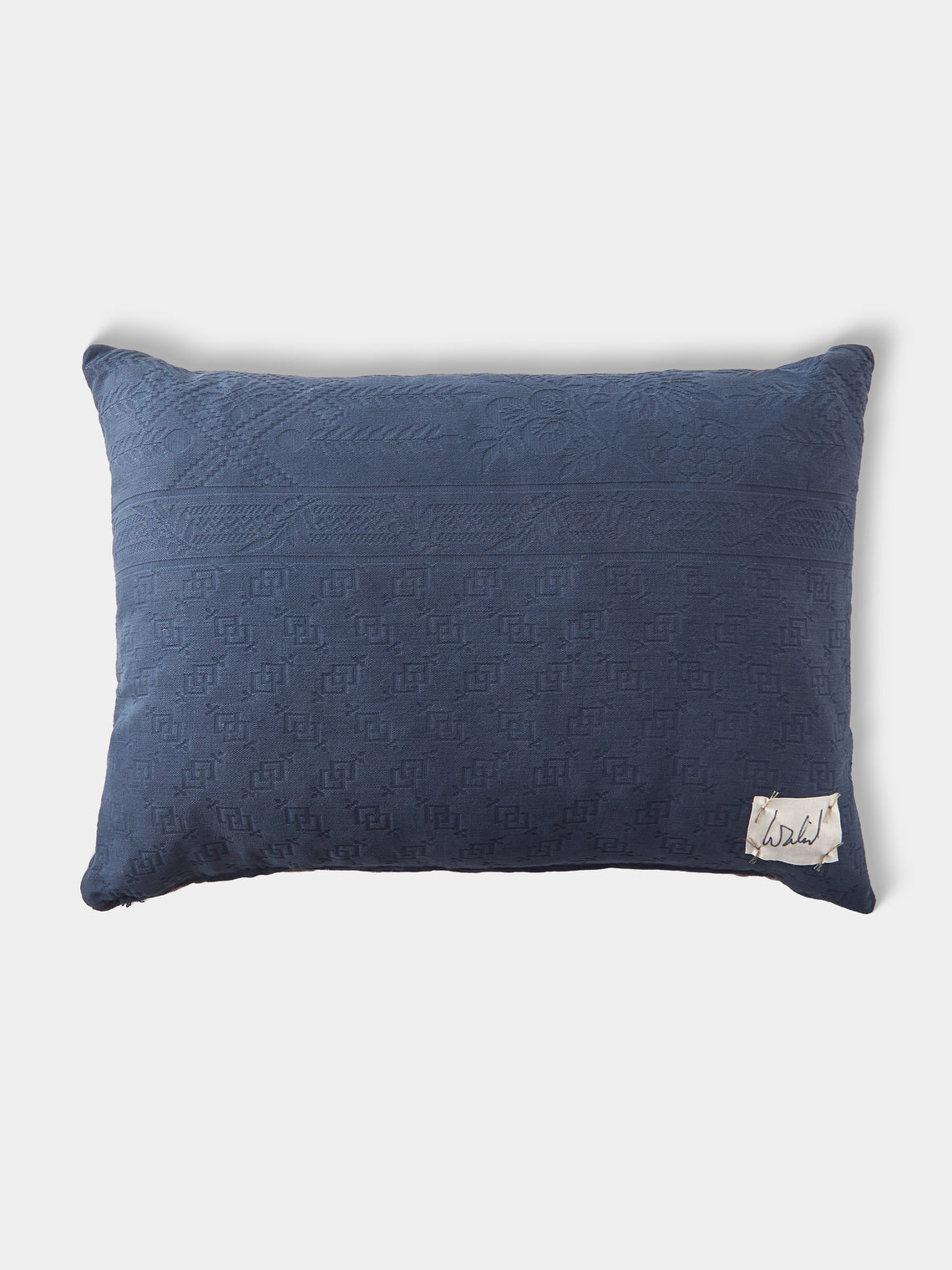 By Walid - 18th-Century French Aubosson Tapestry Wool and Linen Cushion (23.5in/60cm) - Multiple - ABASK