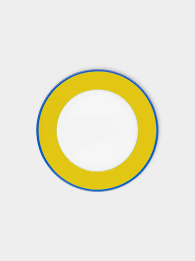 Robert Haviland & C. Parlon - Monet Porcelain Salad / Dessert Plates – 8.5in/21.5cm (Set of 2) - Yellow - ABASK- 