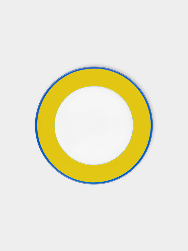 Robert Haviland & C. Parlon - Monet Porcelain Salad / Dessert Plates – 8.5in/21.5cm (Set of 2) - Yellow - ABASK- 