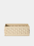 Riviere - Barcelona Water-Resistant Leather High Basket - Ivory - ABASK - 