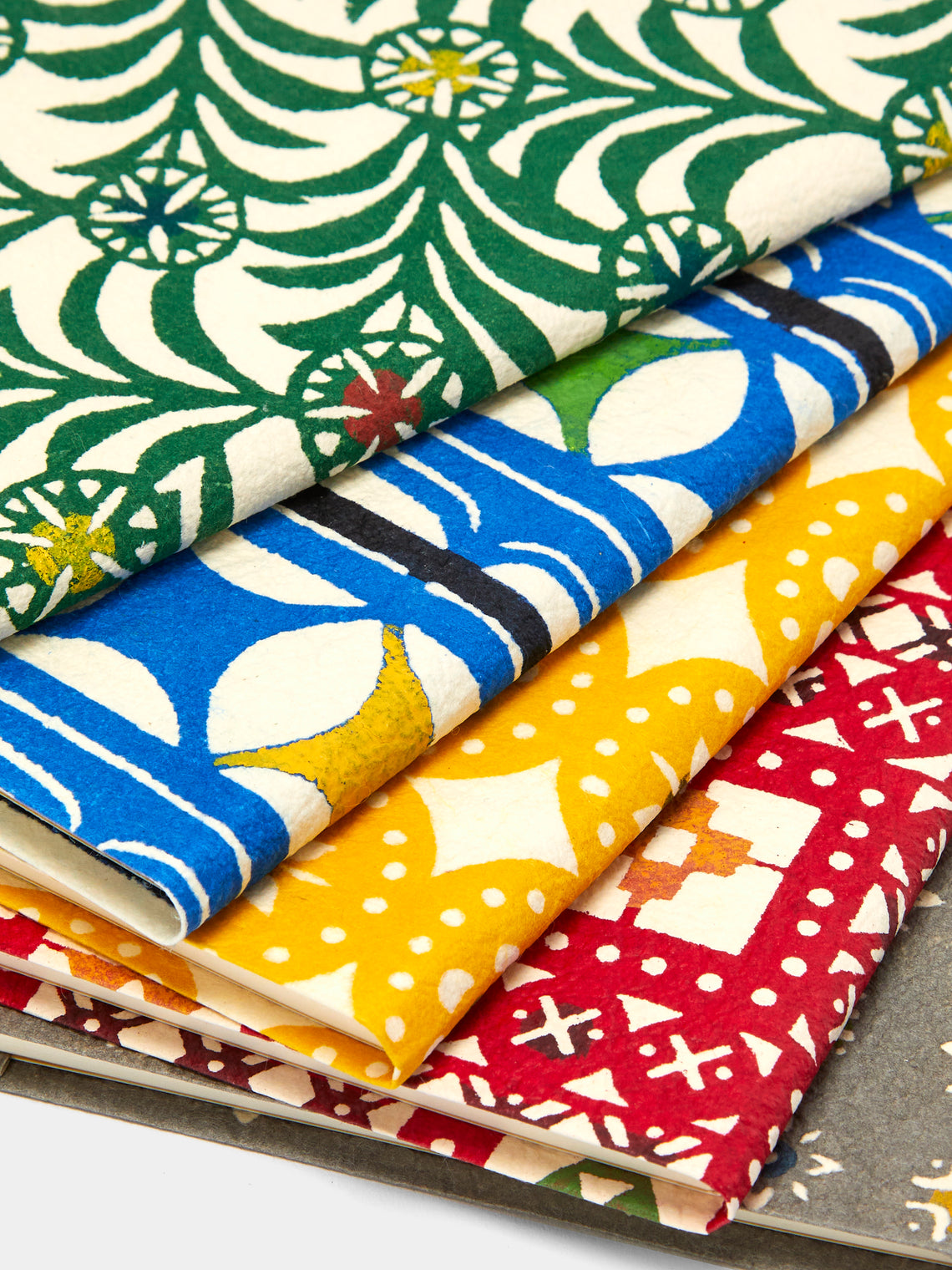 Keijusha - Washi A5 Notebooks (Set of 5) - Multiple - ABASK