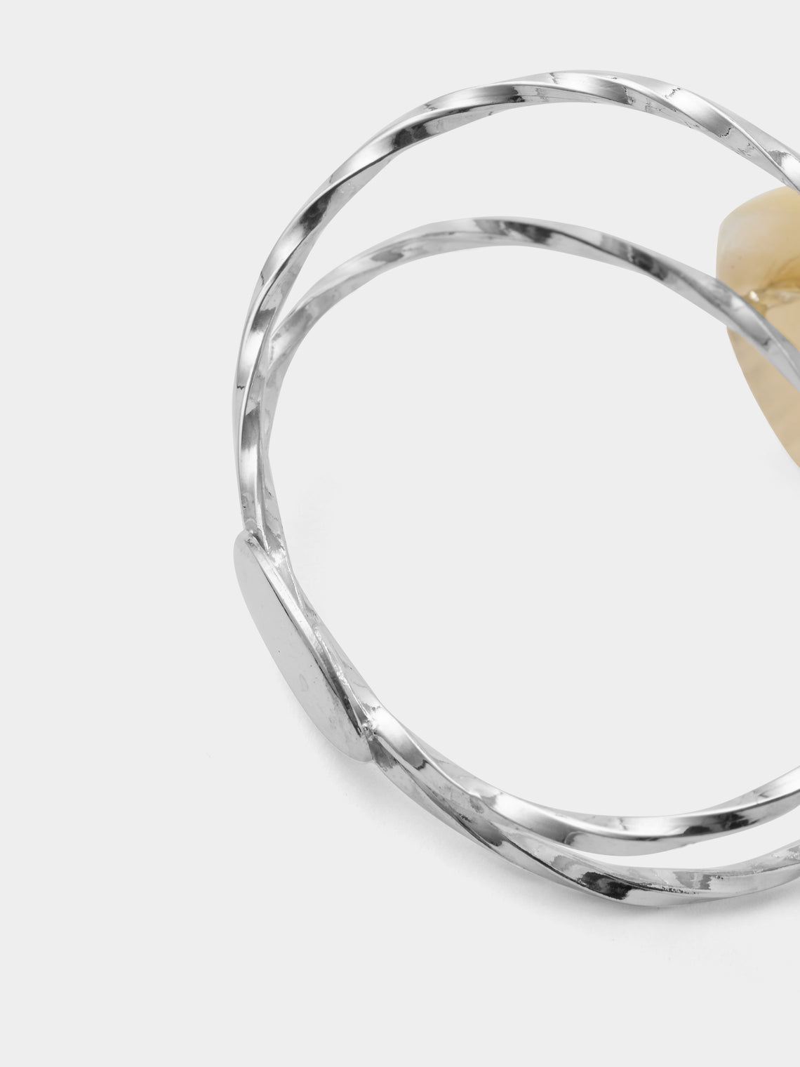 Tavares 1922 - | Set of 2 | Silver and Shell Napkin Rings - Silver - ABASK