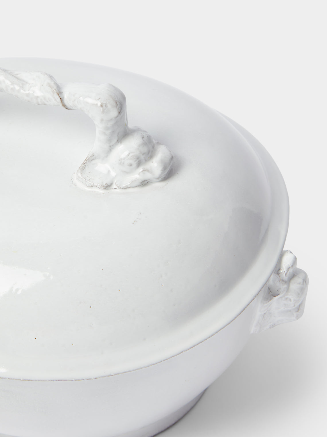 Astier de Villatte - Dragon Hand-Glazed Ceramic Lidded Soup Dish - White - ABASK