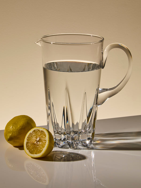 Antique and Vintage - Mid-Century Saint Louis Crystal Pitcher - Clear - ABASK