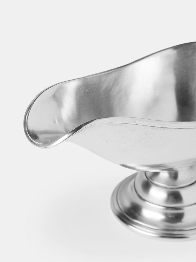 Cosi Tabellini - Orvieto Pewter Gravy Boat - Silver - ABASK