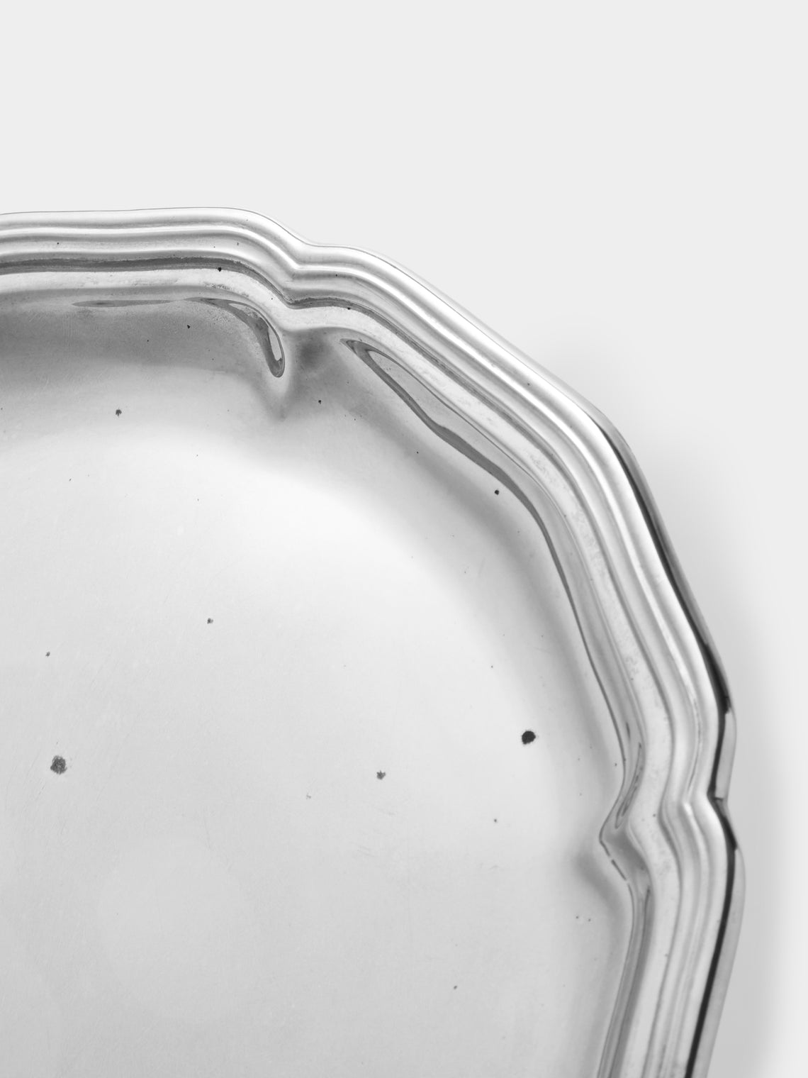 Antique and Vintage - 1950s Silver-Plated Bottle Coasters (Set of 8) - Silver - ABASK