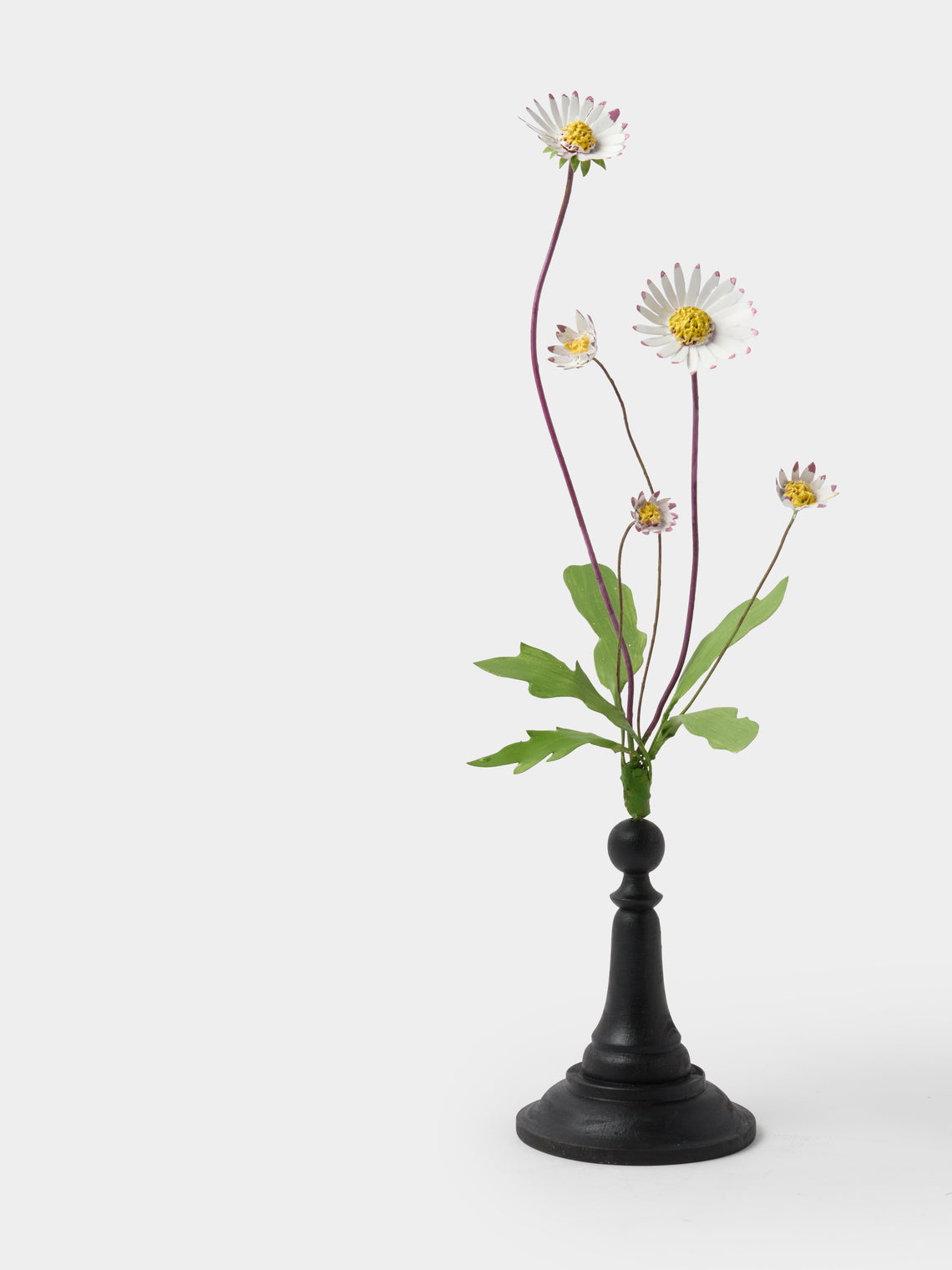 Erbavoglio Milano - Hand-Painted Copper Ornamental Flower - White - ABASK