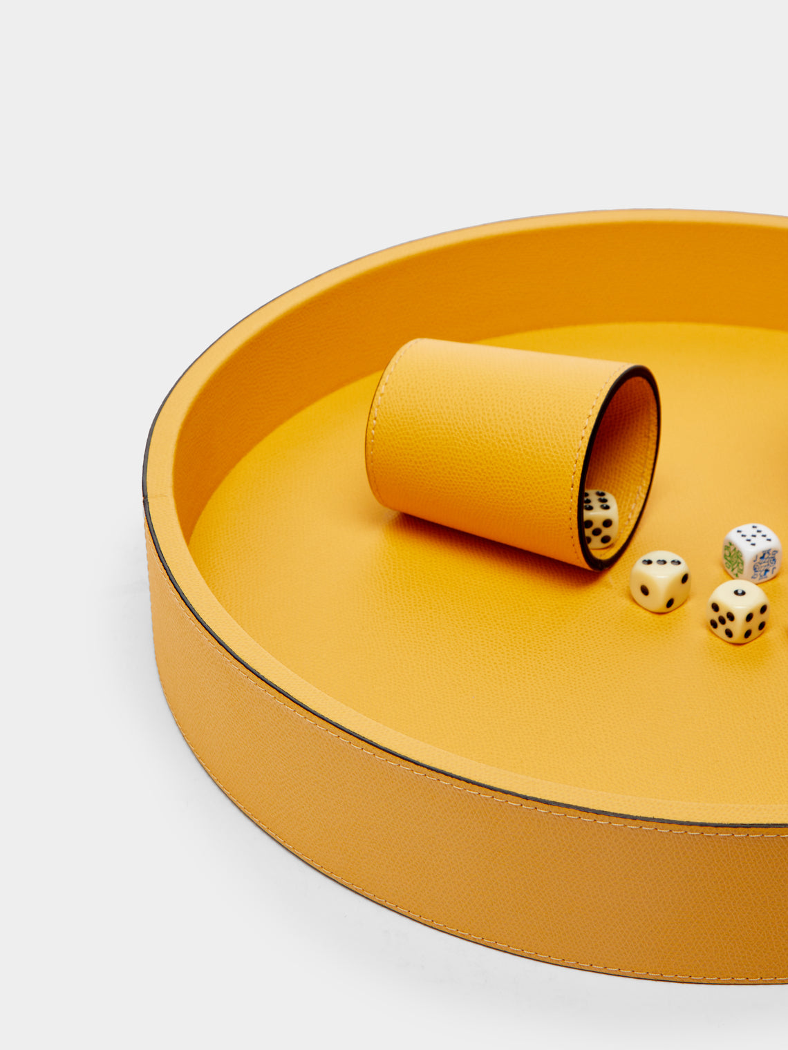 Giobagnara - Arena Leather Dice Set - Yellow - ABASK