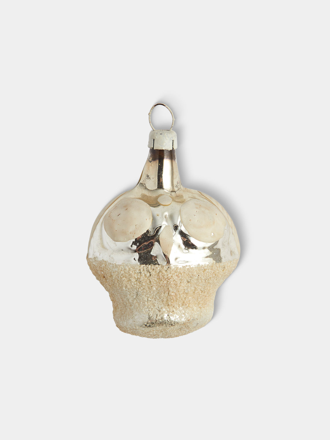 Antique and Vintage - Early-20th-Century Desserts Glass Baubles (Set of 12) - Silver - ABASK
