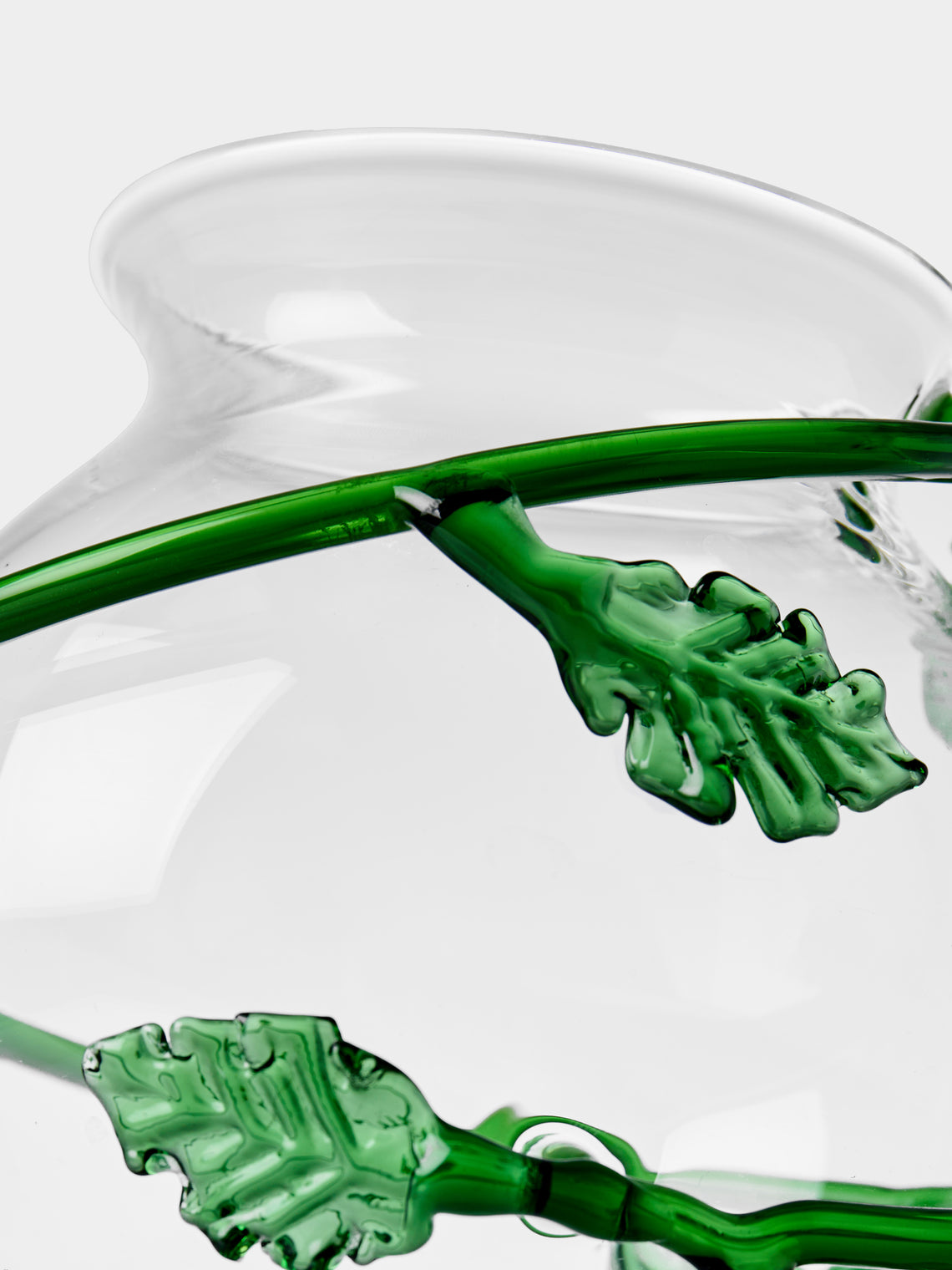 Casarialto - Liana Hand-Blown Glass Bud Vase (5in/13cm) - Clear - ABASK