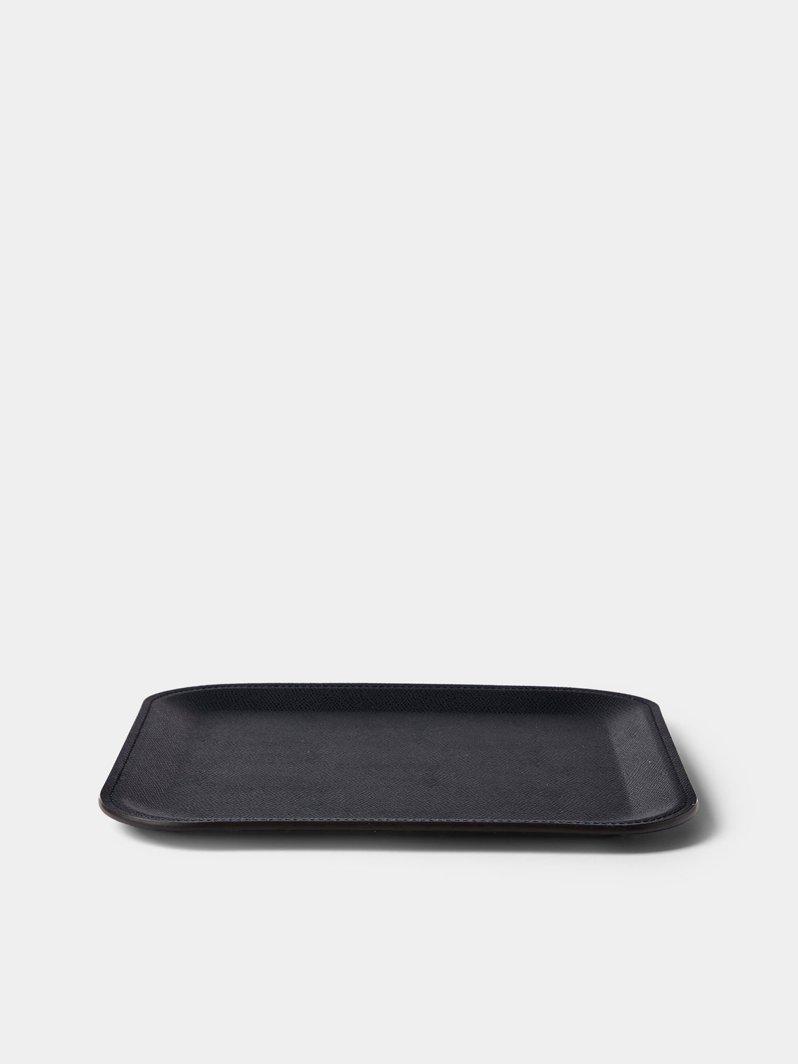 Pinetti - Victor Leather Trinket Tray (10in/25cm) - Navy - ABASK