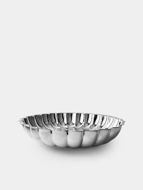 Greggio - Silver-Plated Round Centerpiece - Silver - ABASK - 