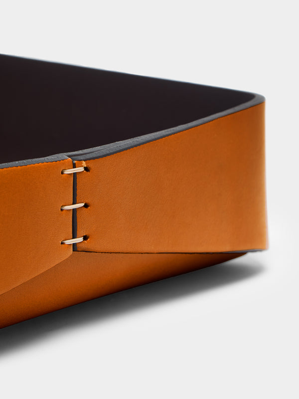 Oscar Maschera - Dario Leather Desk Tidy -  - ABASK