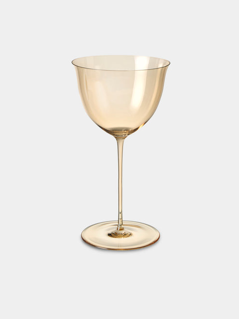 Lobmeyr - Patrician Hand-Blown Crystal White Wine Glass - Gold - ABASK - 