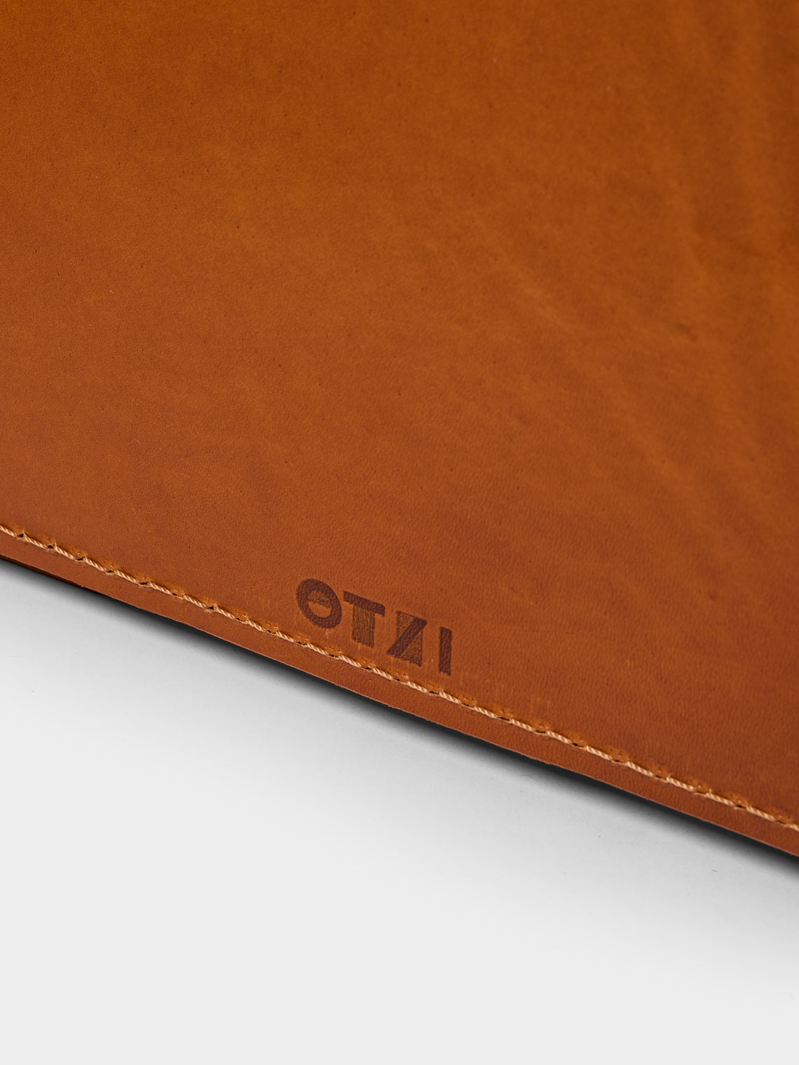 Otzi Studio - Seron Woven Leather Large Basket - Tan - ABASK