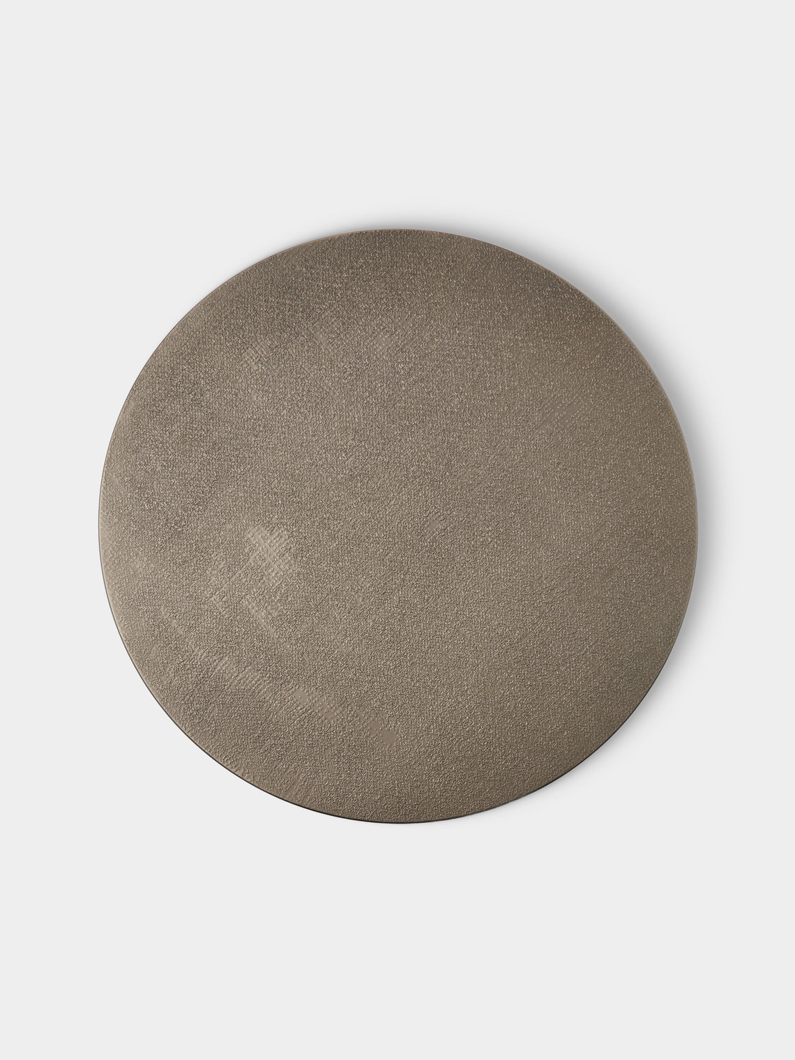MAAR Design - | Set of 4 | Platino Hand-Painted Lacquered Placemats - Gray - ABASK