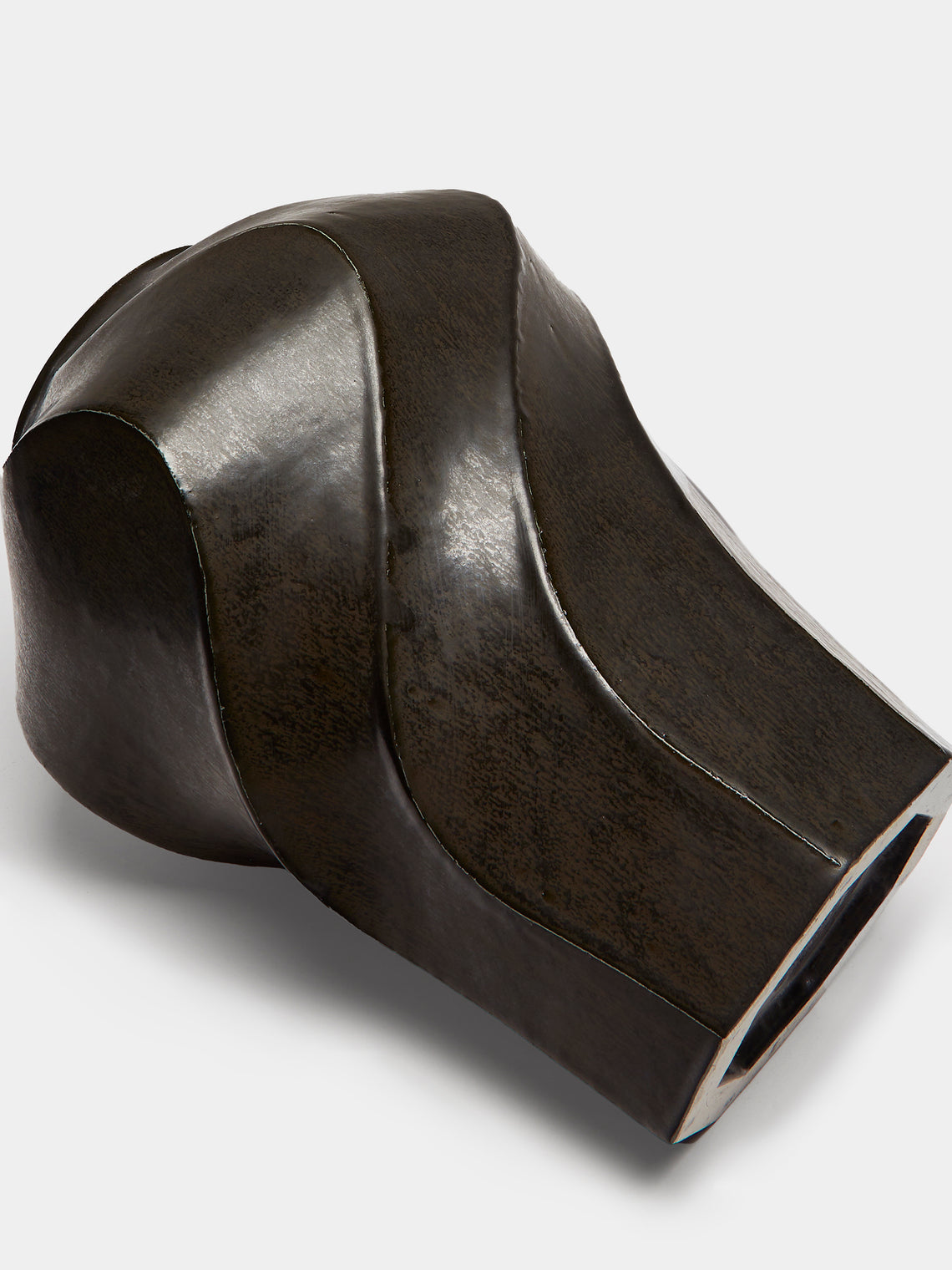 Lee Song-am - Hand-Thrown Stoneware Vase (15.5in/39cm) - Black - ABASK