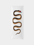 Fornasetti - Serpente Hand-Painted Porcelain Rectangular Tray -  - ABASK - 