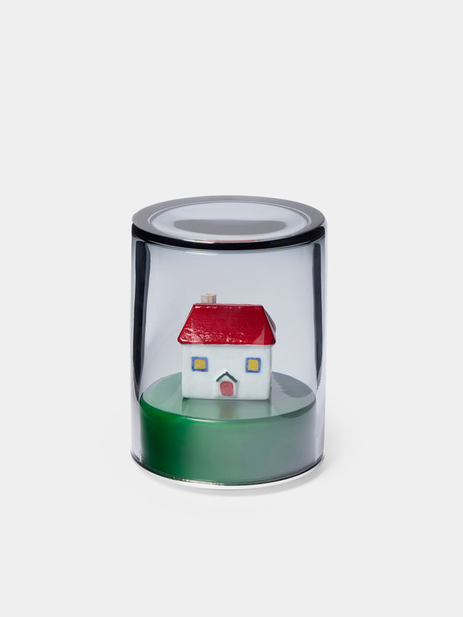 Green Wolf Lighting by Solange Azagury-Partridge - Home Hand-Blown Murano Glass Portable Table Light - Green - ABASK - 