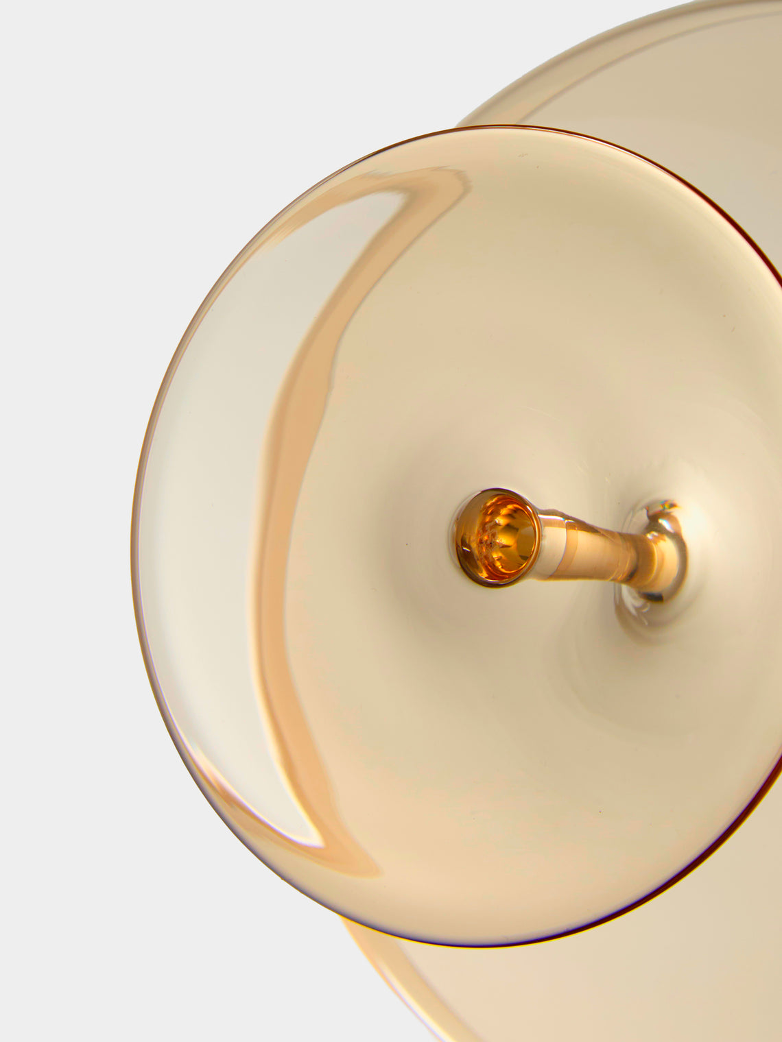 Lobmeyr - Hand-Blown Crystal Flat Candy Dish - Gold - ABASK