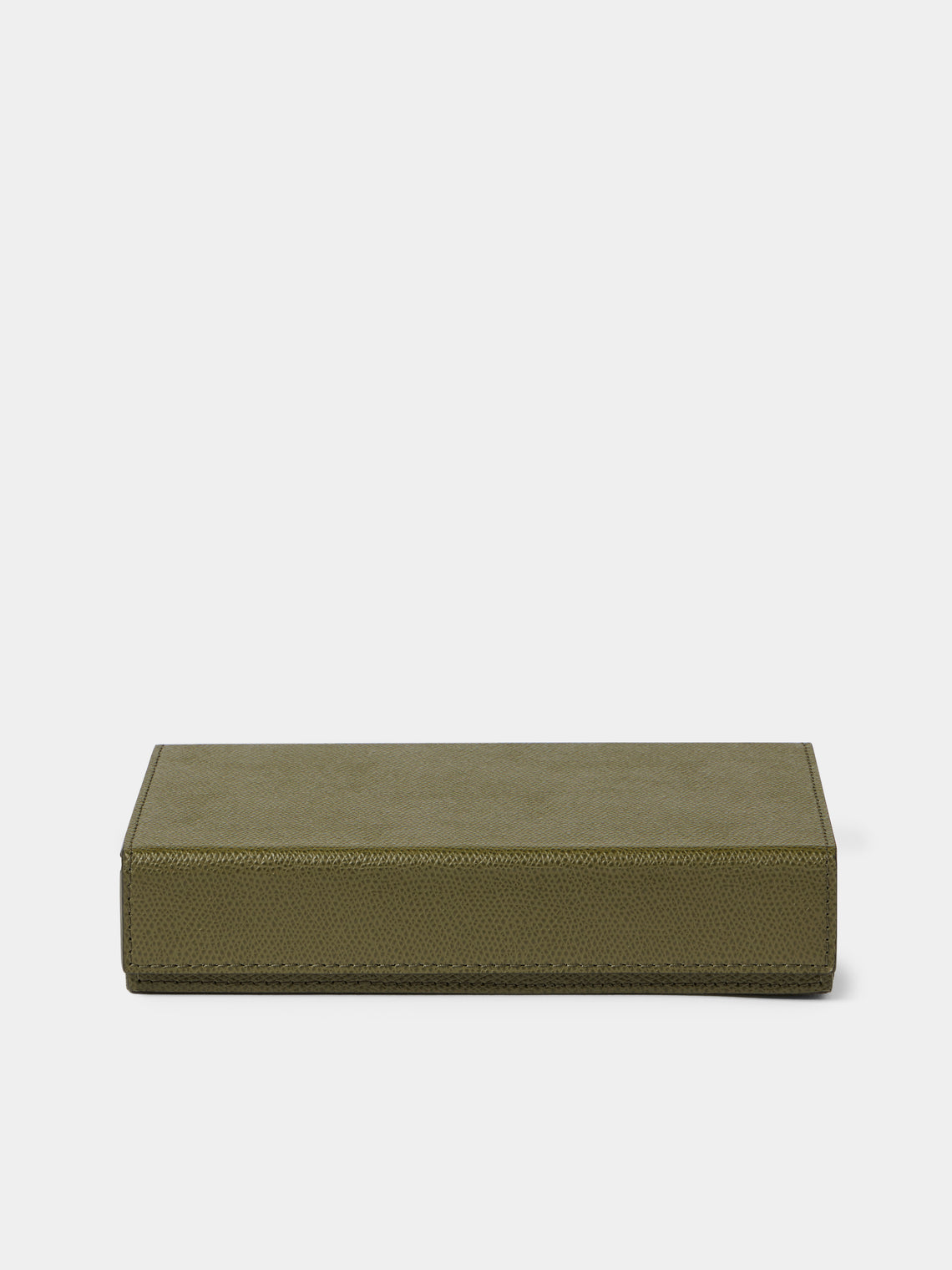Giobagnara - Parma Leather Dominoes Set - Green - ABASK