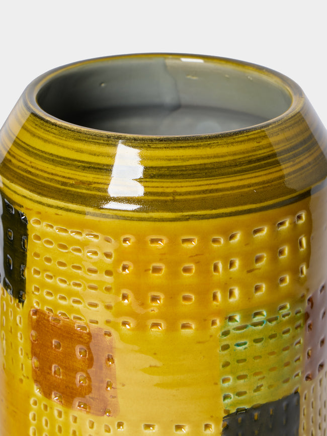 Bitossi Ceramiche - 1960 Ceramic Vase (10in/26cm) - Multiple - ABASK