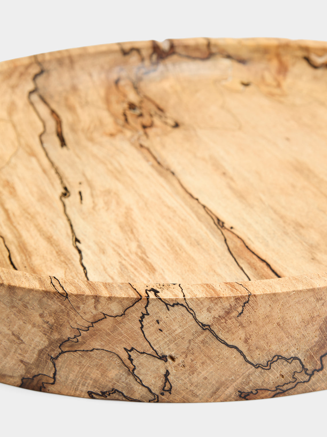 Bird & Branch - Fairlight Hand-Turned Spalted Beech Extra Large Platter - Natural - ABASK