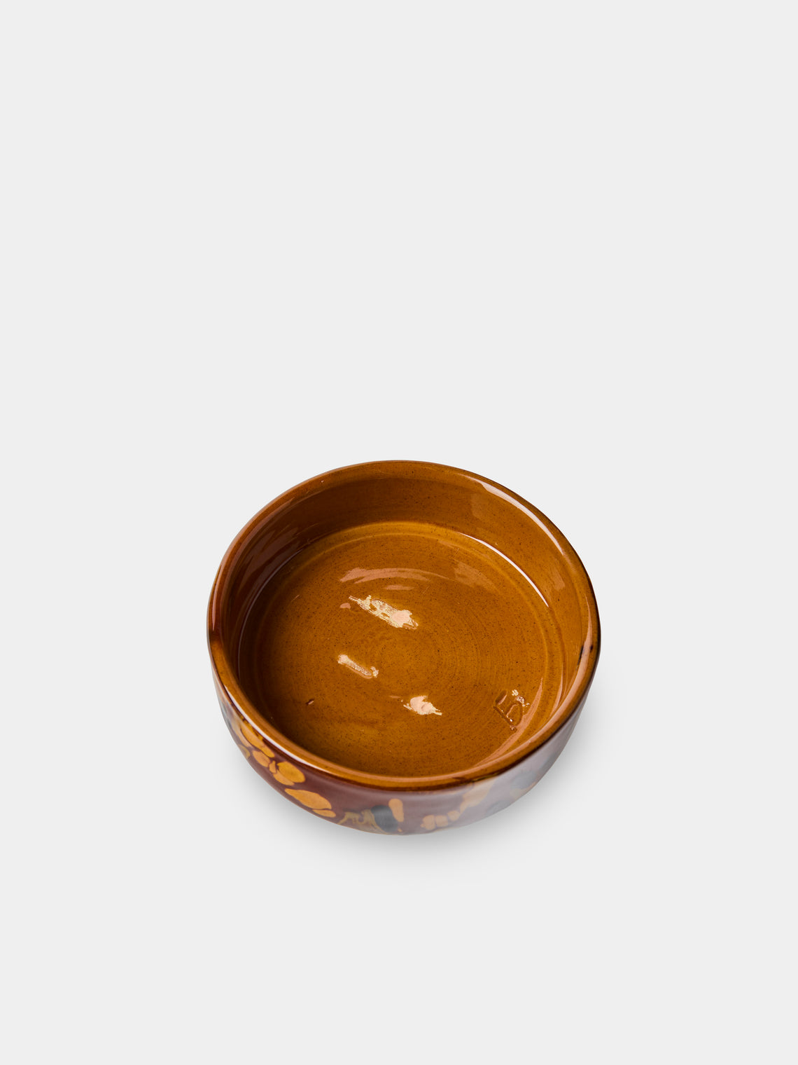 Poterie de Cliousclat - Hand-Speckled Slipware Lidded Pots (Set of 2) - Brown - ABASK