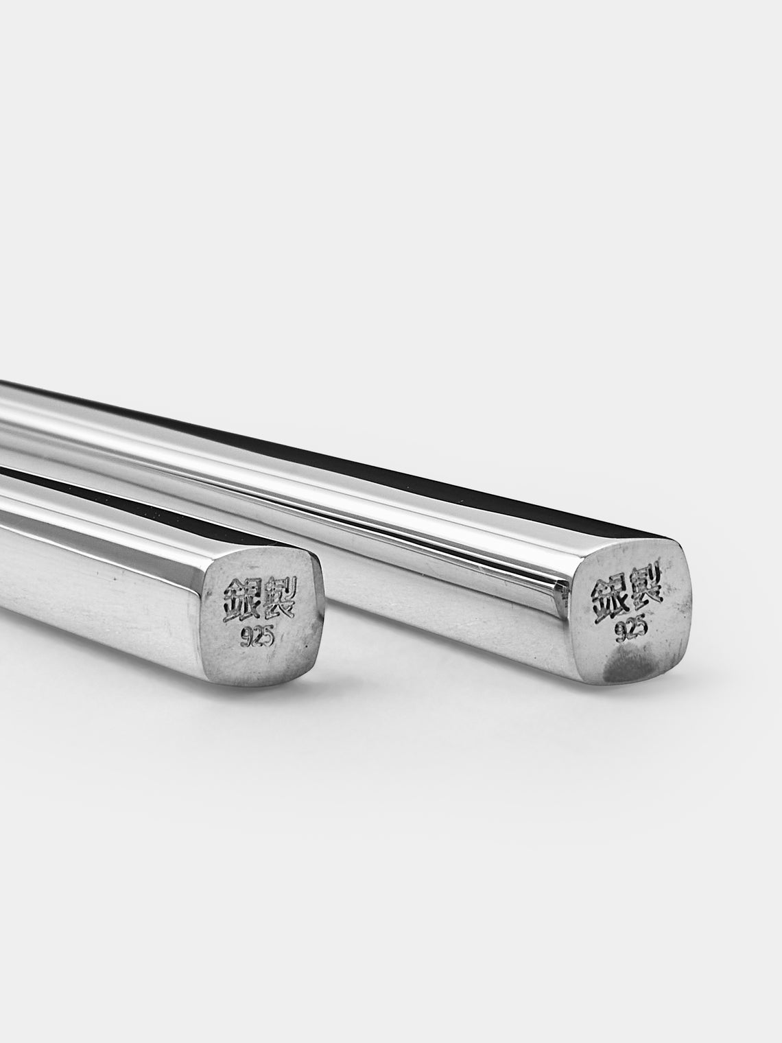 Seikado - Sterling Silver Large Chopsticks - Silver - ABASK