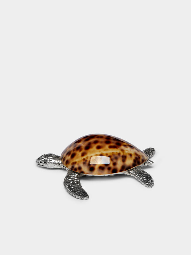 Objet Luxe - Maui Turtle Silver-Plated and Shell Paperweight -  - ABASK - 