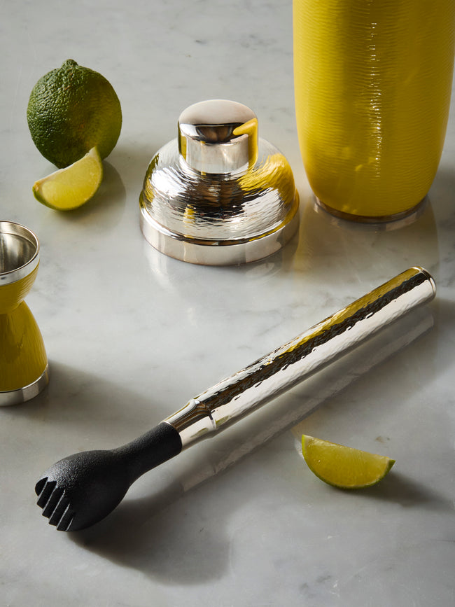 Zanetto - Acqua Silver-Plated Cocktail Muddler - Silver - ABASK