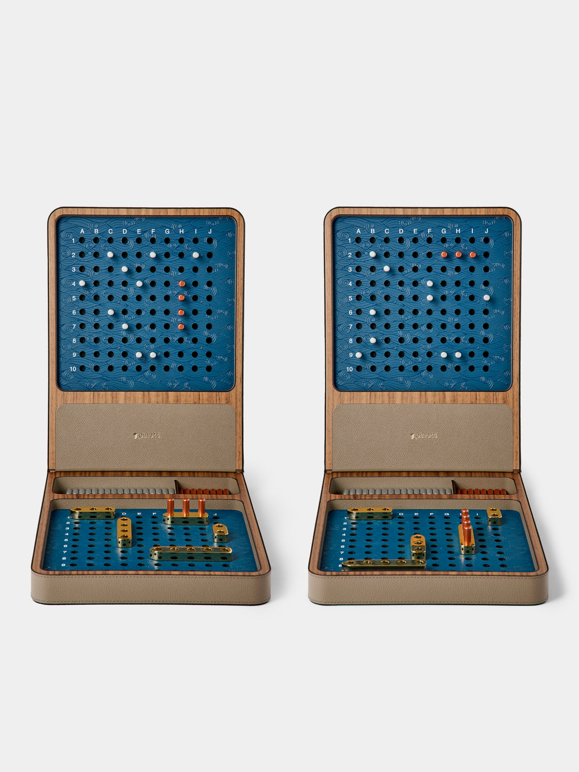 Pinetti - Leather Battleship Set - Brown - ABASK