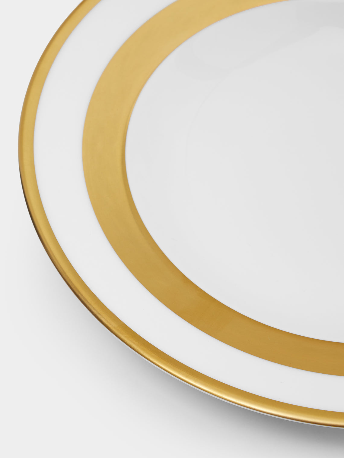 Robert Haviland & C. Parlon - William Porcelain Soup Plates – 9in/23cm (Set of 2) - Gold - ABASK