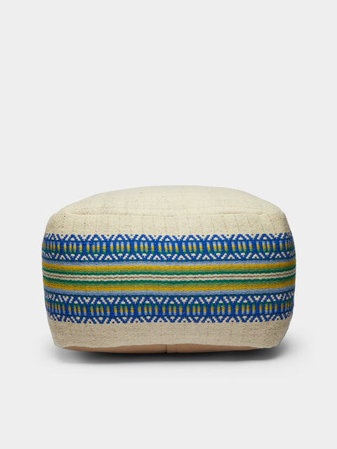 Fábrica Alentejana de Lanifícios - Handwoven Wool Large Floor Cushion -  - ABASK - 