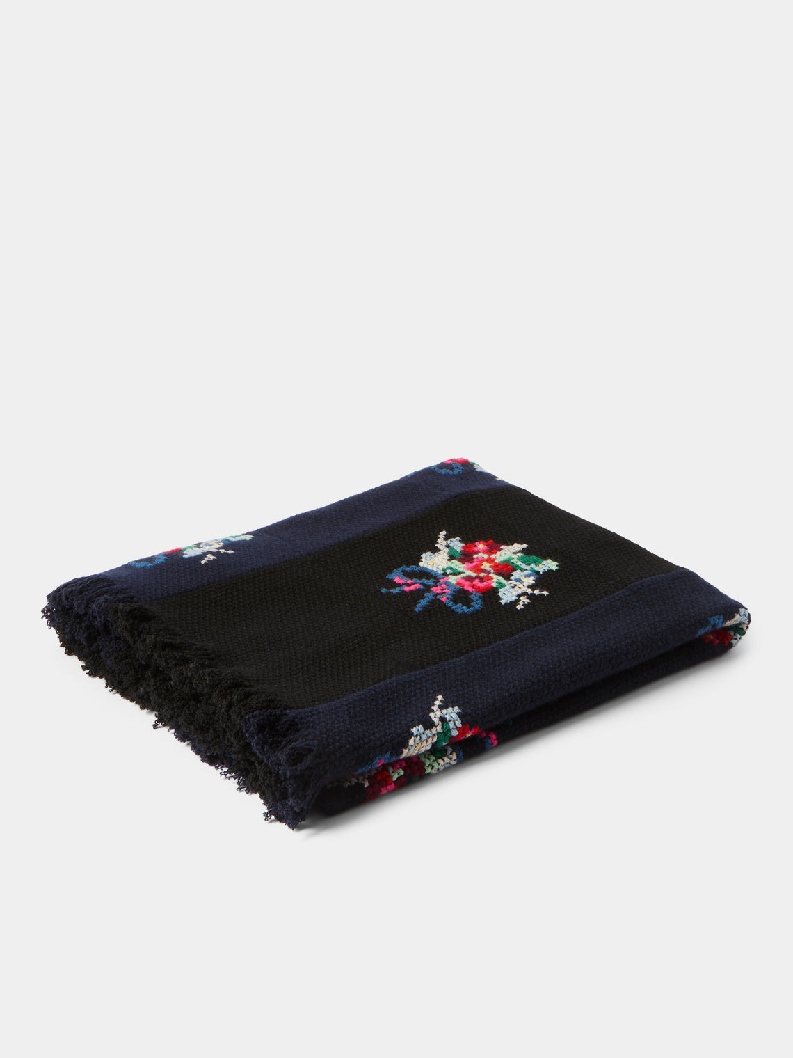 Saved NY - Sleeping Beauty Cashmere Throw (71in/1.8m) - Multiple - ABASK